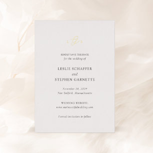 Zeitlose Schwarz-Weiß-Hochzeit speichern Sie das D Folieneinladung