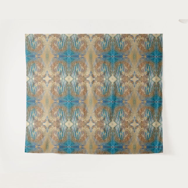 Zeitlose Staaten - Kunstband Wandteppich (Vorderseite (Horizontal))