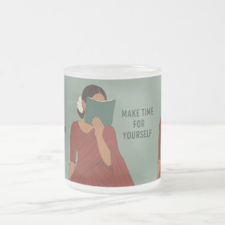 Zeitlose Tamil Elegance Mattglastasse