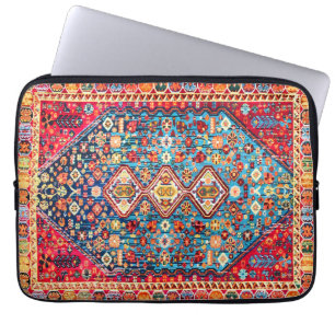 Zeitlose Tapisserie: buntes marokkanisches Erbe Laptopschutzhülle