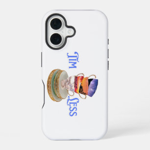 Zeitlose Teemomente – Surrealistische Natur-Tassen iPhone 16 Hülle