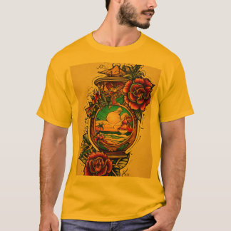 Zeitlose tropische Tattoo T - Shirt Designs - Mont