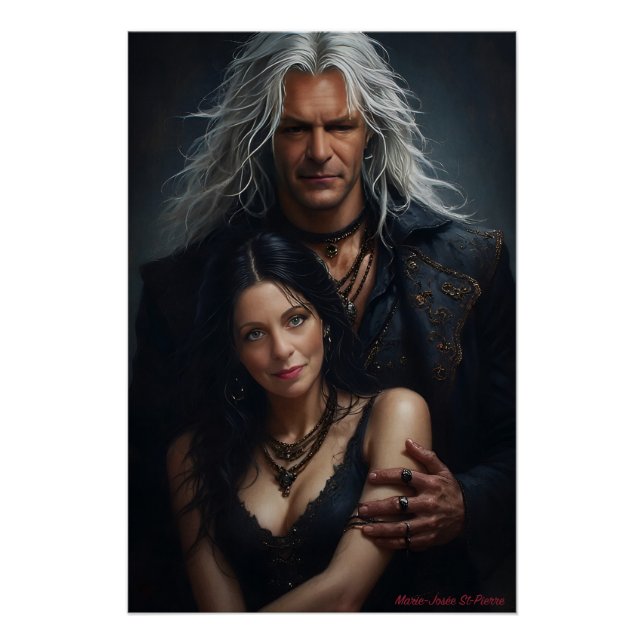 Zeitlose Umarmung Poster (Vorderseite)