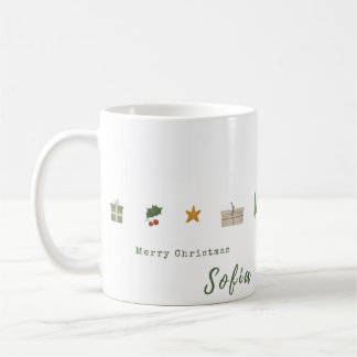 Zeitlose Weihnachtswünsche Coffee Tasse Design