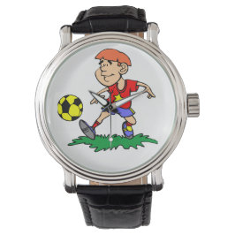 Zeitloser Arm: Vintage Lederuhr Armbanduhr