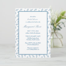 Zeitloser Blue Garden Elegantes klassisches Brautp