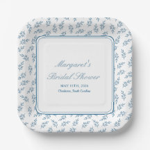 Zeitloser Blue Garden Elegantes klassisches Brautp