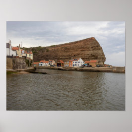 Zeitloser Charme des Hafens von Staithes Poster