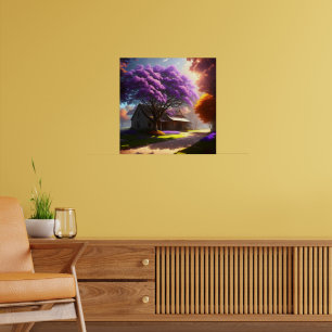 Zeitloser Charme: Rustikales Bauernhaus und Old Ja Poster