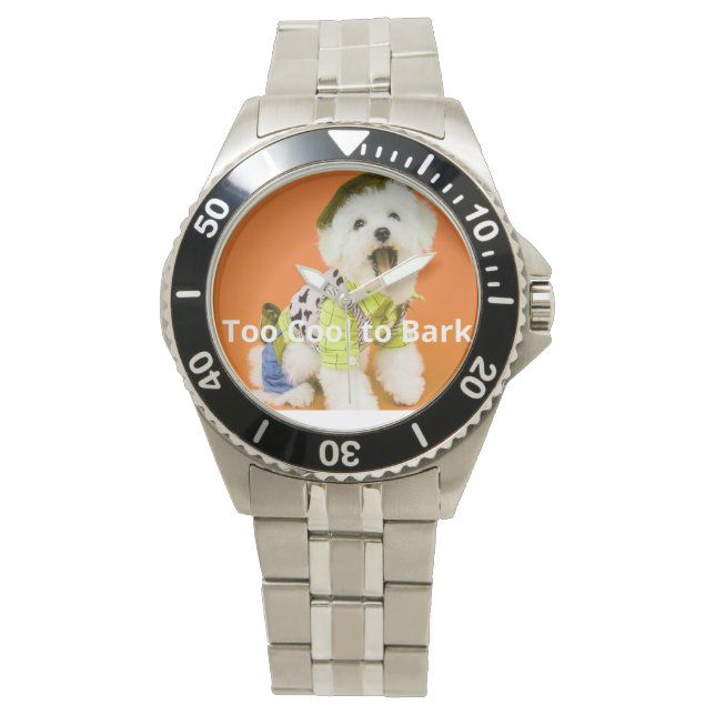 Zeitloser Hund Armbanduhr (Vorderseite)