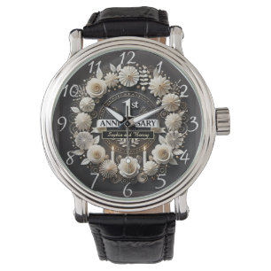 Zeitloser Papierkrieg für das Jubiläum Armbanduhr