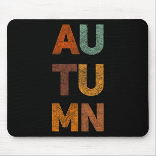 Zeitloser Retro-Fall Top für Frauen Männer Kinder Mousepad