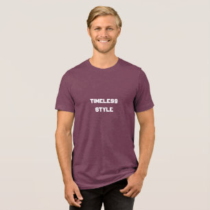 "Zeitloser Stil" Tri-Blend Shirt