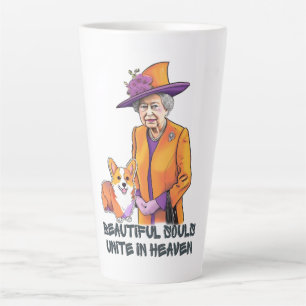 Zeitloser Stil und Grace-RIP Queen Elizabeth II Milchtasse