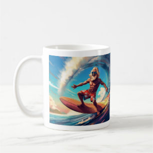 Zeitloser Surfgeist: Senior Wave Rider Kaffeetasse