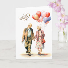Zeitloser Valentinstag für Liebe und Unternehmen Karte