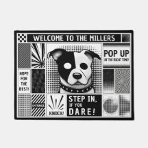 Zeitloses, anpassbares Bento-Grid-Pop-Art-Design s