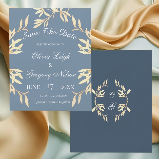 Zeitloses Blumenbudget Save the Date Flyer (Von Creator hochgeladen)