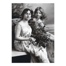 Zeitloses Portrait von Mutter und Tochter Fotodruck