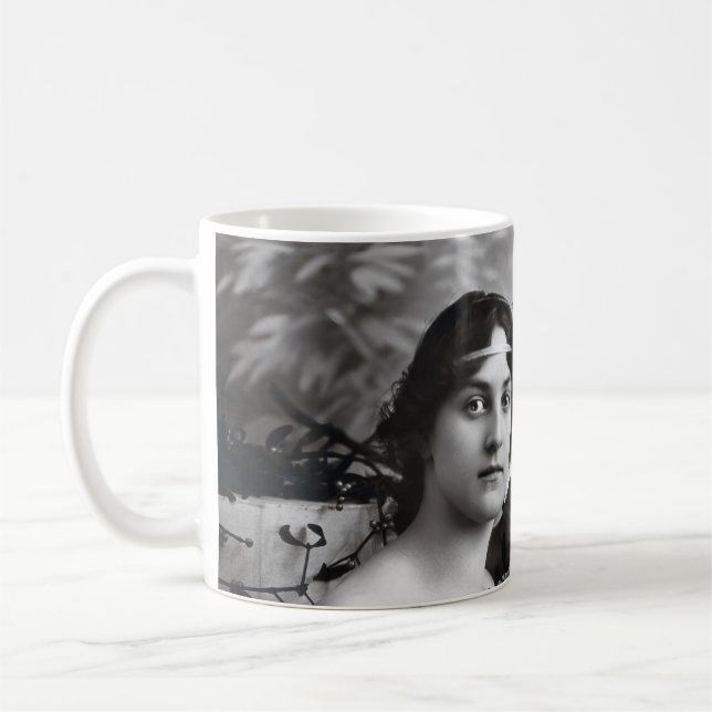 Zeitloses Portrait von Mutter und Tochter Kaffeetasse (Links)