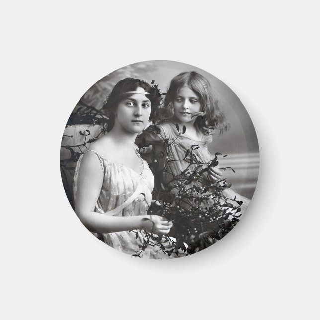 Zeitloses Portrait von Mutter und Tochter Magnet (Vorne)