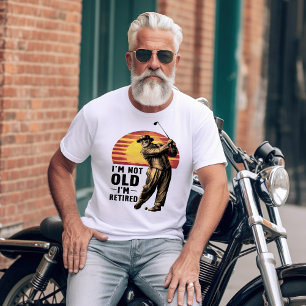 Zeitloses Rentner-Golf-T-Shirt T-Shirt