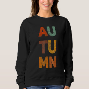Zeitloses Retro-Herbst-Top für Frauen Männer Kinde Sweatshirt