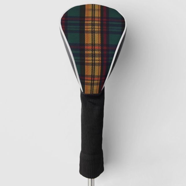 Zeitloses Tartan Muster Golf Headcover (Vorderseite)