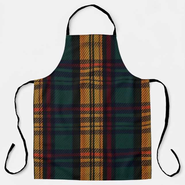 Zeitloses Tartan Muster Schürze (Vorderseite)