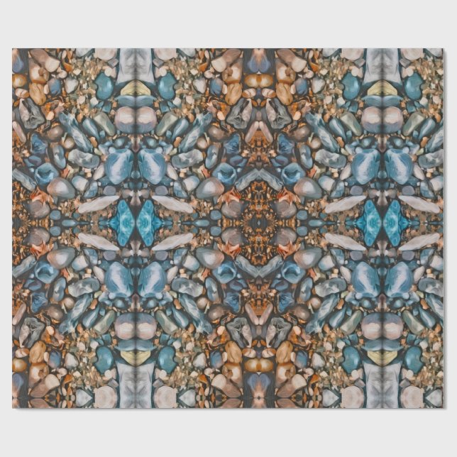 Zeitloses Terrain - elegantes Wrapping-Papier Geschenkpapier (Flach)