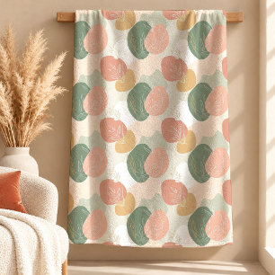Zeitloses Terrakotta-Sage-Regenbogen-Decken-Design Fleecedecke