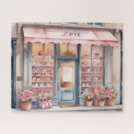 Zeitloses Valentinfenster Puzzle