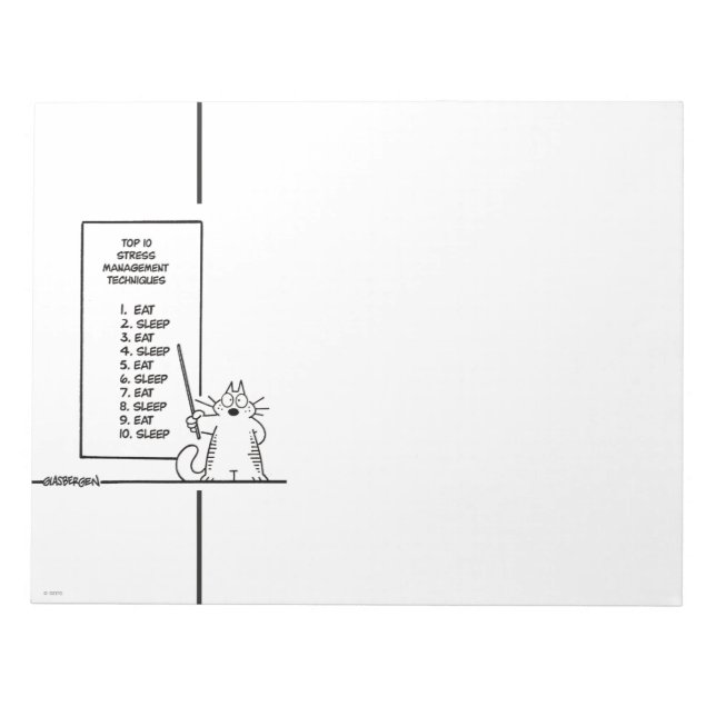 Zeitmanagement Notizblock (Vorderseite)