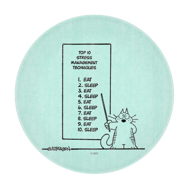 Zeitmanagement Schneidebrett (Vorderseite)