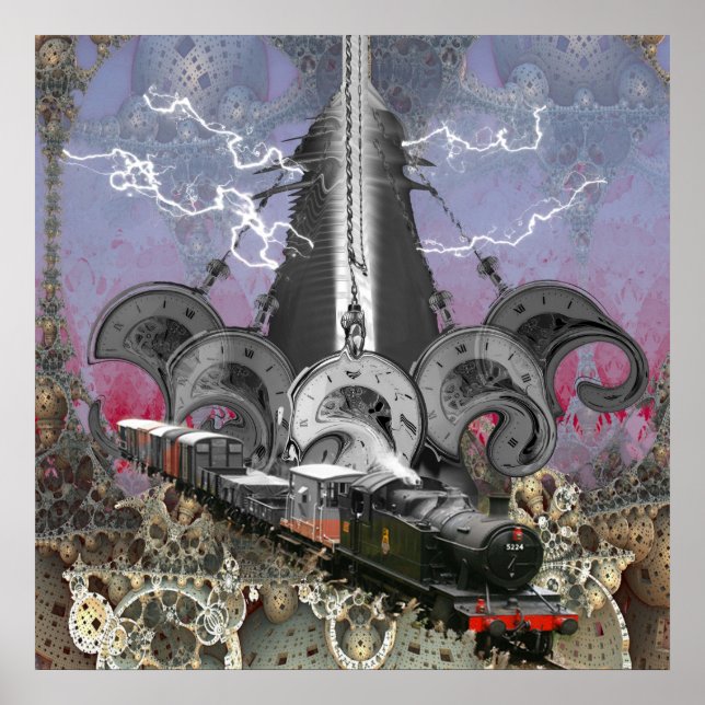 Zeitmaschine Poster (Vorne)