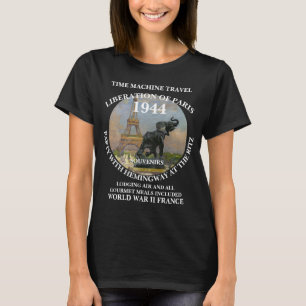 ZEITMASCHINE REISE BEFREIUNG PARIS TRINKBUS TOUR T-Shirt