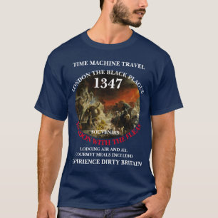 ZEITMASCHINE REISE LONDON 1347 SCHWARZSPIEL T-Shirt