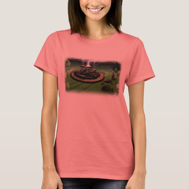 Zeitmaschine und Crop Circles-T - Shirt (Vorderseite)