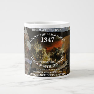 ZEITMASCHINENREISE LONDON 1347 SCHWARZER TOD Jumbo-Tasse