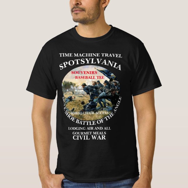 ZEITMASCHINENREISEVERKEHR SPOTSYLVANIEN T-Shirt (Vorderseite)