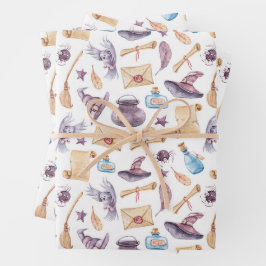 ZEITPAPIER DER MAGISCHEN SCHULE GESCHENKPAPIER SET