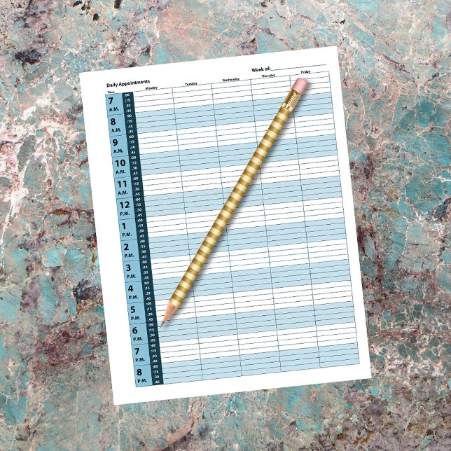 Zeitplan für die tägliche Ernennung | Classic Blue (Von Creator hochgeladen)