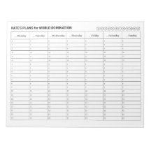 Zeitplan für die wöchentliche Ernennung mit Aufgab