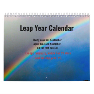Zeitplan - Leap Year Kalender