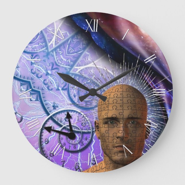 Zeiträtsel Große Wanduhr (Vorderseite)