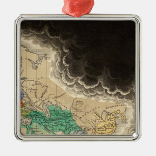 Zeitraum des ersten Kreuzzugs 1100 n. Chr. Silbernes Ornament