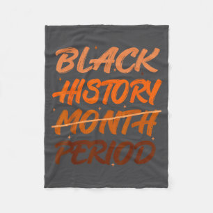 Zeitraum Schwarze Geschichte Afroamerikanische Ges Fleecedecke