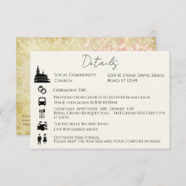 Zeitreihenfolge der Ereignisse Herzstück Leaf Tree Einladung