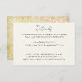 Zeitreihenfolge der Ereignisse Herzstück Leaf Tree Einladung