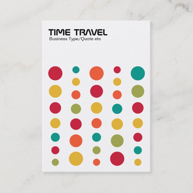 Zeitreise - Farben 02 Visitenkarte (Vorderseite)